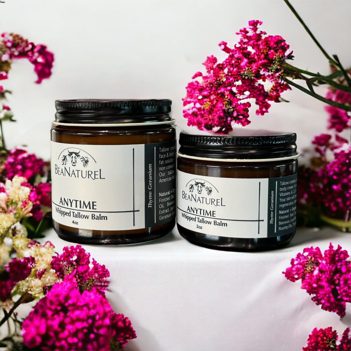 Anytime Whipped Tallow Balm: Thyme Geramium