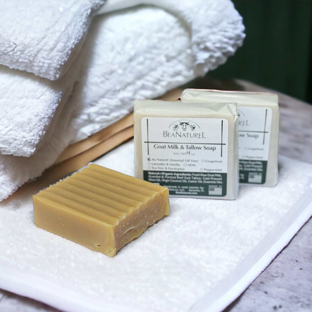 Goat Milk & Tallow Soap: Au Naturel