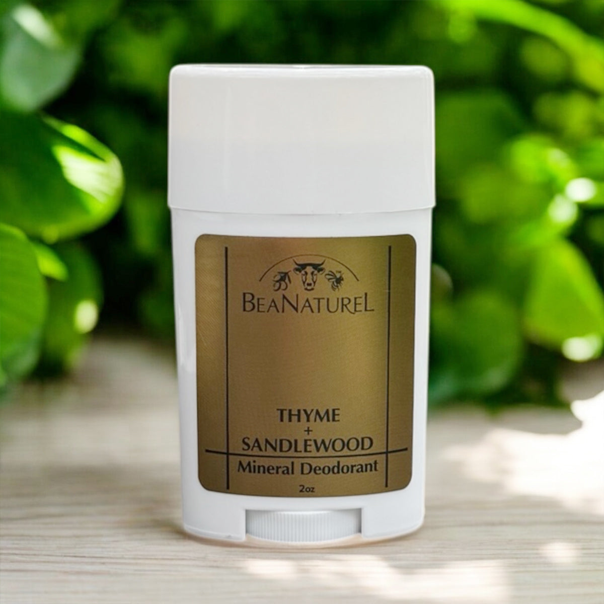 Natural Mineral Deodorant: Thyme + Sandlewood + Bergamont