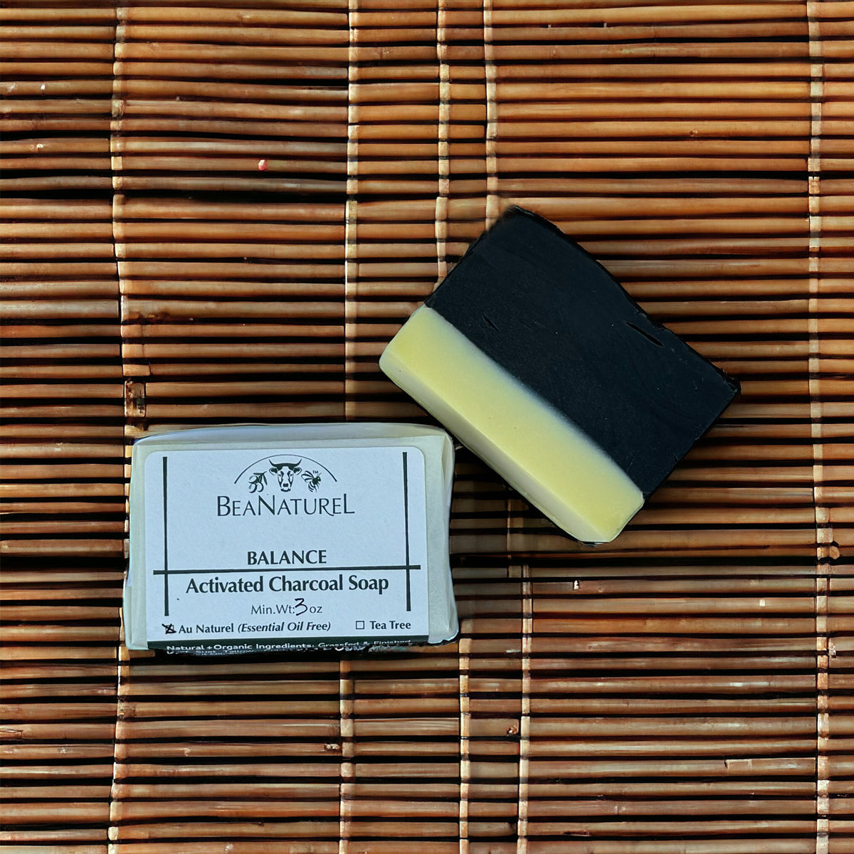 Activated Charcoal Tallow Soap: Au Naturel